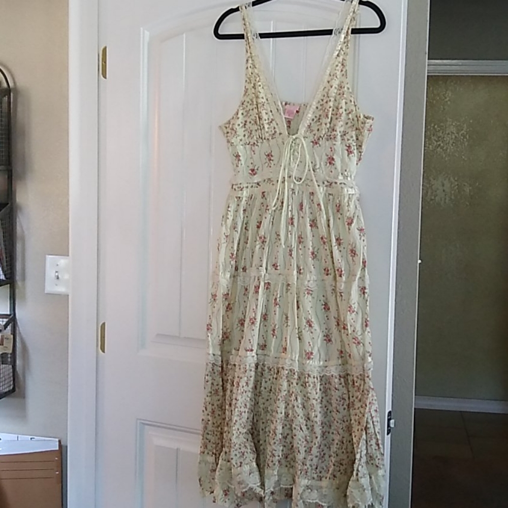 Lace up sundress